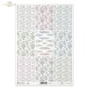 seria Shabby Chic four colors, motywy tapetowe, tło, tła, roślinne motywy, w odcieniach różu, zieleni, szarości i niebieskości, dekory roślinne, ornamenty roślinne, miniatury, miniatura, wallpaper motifs, backgrounds, floral motifs, floral decors, floral 