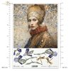 kobiety, złoto, dekoracyjne wzory, mozaiki, motywy secesyjne*women, gold, decorative patterns,, mosaics, Art Nouveau motifs