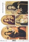 Papier ryżowy z ikonami - Madonna z dzieciątkiem * Rice paper with icons - Madonna and child