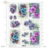 pansies, garden pansy, garden violet, poppies, field flowers, meadow, garden, painting, Joanna Maloszczyk, contemporary artist, Stiefmütterchen, Gartenstiefmütterchen, Gartenveilchen, Mohnblumen, Blumen