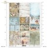 Seria Sea Stories, morskie opowieści, motywy marynistyczne, morskie elementy, latarnia morska, marynarz, statek, żaglówka, okręt, kotwica, koło ratunkowe, deska, deski, spękania, morze, ocean, pocztówki, list, podróż, wyprawa, plaża, wakacje, stare mapy, 