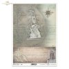 motywy marynistyczne, podróż, żaglowiec, statek, okręt, latarnia morska, róża wiatrów, muszla, rozgwiazda, list, R943, maritime theme, voyage, sailing ship, ship, lighthouse, wind rose, shell, starfish, letter, maritimes Thema, Reise, Segelschiff, Schiff,