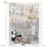 Sevilla, kobieta, kobiety, moda, suknia, kastaniety, but, architektura miast, zabytek, zabytki, retro, Hiszpania, autorka grafiki Magda Stanczew, R928, woman, women, fashion, dress, castanets, shoe, city architecture, monument, Spain, Frau, Frauen, Mode, 