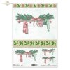 świąteczne stroiki, Boże Narodzenie, świąteczne dekoracje, ostrokrzew, czapka, szalik, rękawiczki. Grafiki Magda Stanczew, R795, Christmas, Christmas decorations, holly, hat, scarf, gloves, Weihnachten, Weihnachtsdekoration, Stechpalme, Mütze, Schal, Hand
