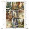 Seria Mysterious forest, tajemniczy las, drzewa, lasy, leśny, rośliny, puszcza, bór, knieja, miniatury, miniatura, trees, woods, forest, plants, wilderness, woodland, miniatures, Mysteriöse Waldserie, geheimnisvoller Wald, Bäume, Pflanzen