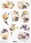 Easter, Happy Easter, spring, oval, egg, flower, violet, daffodil, chick, Ostern, Frohe Ostern, Frühling, oval, Ei, Blume, Veilchen, Narzisse, Küken, Pascua, Feliz Pascua, primavera, oval, huevo, flor, violeta, narciso, pollito