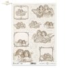 Seria Vintage Angels - aniołek, aniołki, anioł, anioły, ozdobne ramki, ręczne pismo, list, vintage, retro, angel, angels, decorative frame, Engel, dekorativer Rahmen, ángel, ángeles, marco decorativo