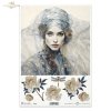 kobiety, złoto, dekoracyjne wzory, ważki, motyle, kamienie szlachetne, mozaiki, motywy secesyjne*women, gold, decorative patterns, dragonflies, butterflies, precious stones, mosaics, Art Nouveau motifs