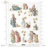 Wielkanoc, tematy Wielkanocne, dziecko, dzieci, dziewczynka, retro, vintage, kura, kury, kurczak, pisklak, R823, Easter, easter themes, child, children, girl, retro, vintage, hen, chick, chicken, Ostern, Osterthemen, Kind, Kinder, Mädchen, retro, vintage,