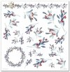 Scrapbooking papers SLS-019 ''Christmas in blue''---- DISCOUNTED PRODUCT