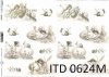 Decoupage paper ITD D0624M