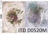 Decoupage paper ITD D0520M