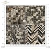 Black & White * Czarny & Biały - geometryczne czarno-białe wzory, scrapbooking paper