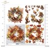 jesienne wianki*autumn wreaths*Herbstgirlanden*guirnaldas de otoño