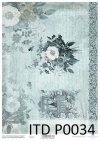 papier decoupage kwiaty, dekora, okno w kwiatach*paper decoupage flowers, decoration, window in flowers
