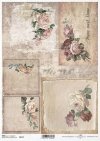 flowers, buds, leaves, roses, bouquets, home sweet home, backgrounds, old paper, Blumen, Knospen, Blätter, Rosen, Sträuße, home sweet home, Hintergrund, Hintergründe, altes Papier, flores, capullos, hojas, rosas
