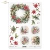 zimowe wianki, wianek, wieniec, wieńce, Winter Wreath, gwiazda betlejemska, zima, Boże Narodzenie, Święta Bożego Narodzenia, choinka, lalka, lalki, pluszaki, przytulanki, prezenty, zabawki dla dzieci, retro, miniatura, miniatury