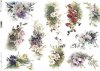 Decoupage Papier Blumen -Reispapier flowers*Decoupage de papel de arroz flores-flores de papel