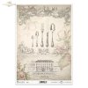 Posejdon, Vintage, retro, sztućce, nóż, widelec, łyżka, łyżeczka, pałac, dekor, ornament, R711, Poseidon, cutlery, knife, fork, spoon, palace, decor, ornament, Besteck, Messer, Gabel, Löffel, Palast, Dekor, Ornament, Poseidón, cubiertos, cuchillo, tenedor