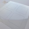 .plantilla transparente para scrapbooking 16x16 cm ST0220A