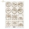 Seria Vintage Angels - aniołek, aniołki, anioł, anioły, ozdobne ramki, medalion, medaliony, vintage, retro, angel, angels, decorative frame, medallion, medallions, Engel, dekorativer Rahmen, Medaillon, Medaillons, ángel, ángeles, marco decorativo