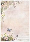 Zestaw kreatywny na papierze ryżowym - Rosy summertime * Creative set on rice paper - Rosy summertime