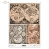rice paper, papier decoupage ryżowy, papier scrapbooking, szablony, mixmedia, mixed media, folie termoton * ITD Collection