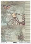 vintage, retro, kwiat, róże, róża, napisy w stylu retro, rower, damka, motyl, ćma, R714, flower, rose, retro lettering, bike, butterfly, moth, Blume, Rose, Retro-Schriftzug, Fahrrad, Schmetterling, Motte, flor, rosa, letras retro, bicicleta, mariposa, pol