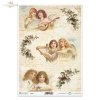 vintage, retro, aniołek, aniołki, anioły, skrzydła, dzieci, lira, mandolina, kwiaty, list, ręczne pismo, ostrokrzew, angels, wings, children, lyre, mandolin, flowers, letter, handwriting, holly, Engel, Flügel, Kinder, Leier, Mandoline