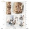 zima, zimowe widoczki, zimowy krajobraz, drzewa, małe miasto, miasteczko, kościół, owce, barany, vintage, retro, winter, winter views, winter landscape, trees, small town, church, sheep, rams, Winter, Winteransichten, Winterlandschaft, Bäume,