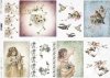 papel de arroz decoupage flores, niños, animales, pájaros*Reispapier Decoupage Blumen, Kinder, Tiere, Vögel*рисовая бумага декупаж цветы, дети, животные, птицы