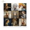 Papeles Scrapbooking SLS-077 Inspired by Klimt