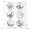 Kraina Lodowej Porcelany, świąteczny, Boże Narodzenie, owal, na bombki, bombka, kwiat, bukiet, dzikie owoce, zima, akwarele, The world of ice porcelain, festive, Christmas, oval, for bauble, flower, bouquet, wild fruit, winter, watercolour, Weihnachten