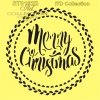 dekory, ornamenty, narożniki, Merry Christmas