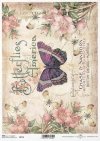 flores de papel decoupage, mariposa*decoupage Papierblumen , Schmetterling