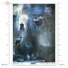 Nieodkryty magiczny świat'', alchemia, magia, tajemnica, tło, znaki na niebie, astronomia, astrologia, kosmos, zodiak, kosmogram, An Undiscovered Magical World, globus, Kruk, sowa, mgła, las, zaćmienie, mrok, księżyc