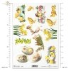 rabbit, rabbits, hare, hares, bunn, bunnies, Easter, flower, flowers, daffodil, daffodils, egg, eggs, basket, baskets, chickens, chicken