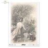 zakochani, kochankowie, miłość, uczucia, romantyczne spotkanie, randka, schadzka, romantyzm, romantyczność, romantyczne sceny, rendez-vous, retro, vintage, pies, parasolka, R692, Liebende, Liebhaber, Liebe, Gefühle, romantische Begegnung, Date, Seitenspru