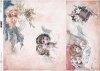 papier decoupage aniołki, Vintage*paper decoupage of angels, Vintage*decoupage de papel de ángeles, Vintage*Papier Decoupage von Engeln, Vintage*бумажная декупаж ангелов, винтаж