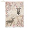 głowy jeleni, poroża, poroże jelenia, jeleń, jelenie, kwiaty, dzikie zwierzęta, myślistwo, łowiectwo, deer heads, deer antlers, stag, flowers, wild animals, hunting, Hirschköpfe, Geweihe, Hirschgeweihe, Hirsche