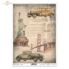 podróże w czasie, stare auta, auto, Statua Wolności, most Golden Gate, Nowy Jork, New York City, stara gazeta, time travel, old cars, Statue of Liberty, Golden Gate Bridge, old newspaper, Zeitreise, alte Autos, Freiheitsstatue, Golden Gate Bridge, alte Ze
