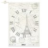 zegar, cyferblat, tarcza zegarowa, Paryż, Paris, Wieża Eiffla, kartki pocztowe, kartka pocztowa, stempel pocztowy, R749, clock, dial, clock face, Paris, Eiffel Tower, postcard, postmark, Uhr, Zifferblatt,  Paris, Eiffelturm, Postkarte, Poststempel, reloj,