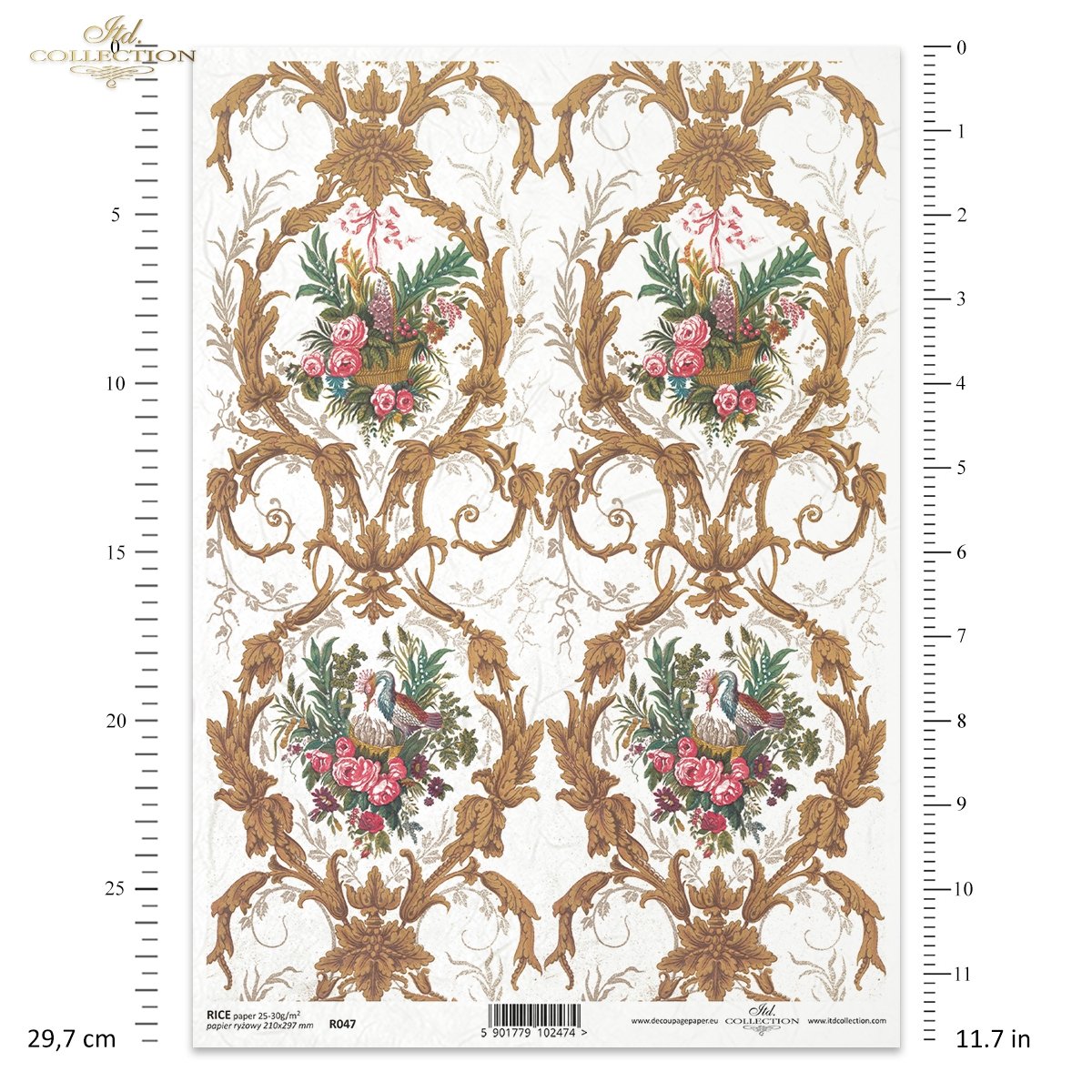 Rice paper R047 - Itd Collection decoupage paper