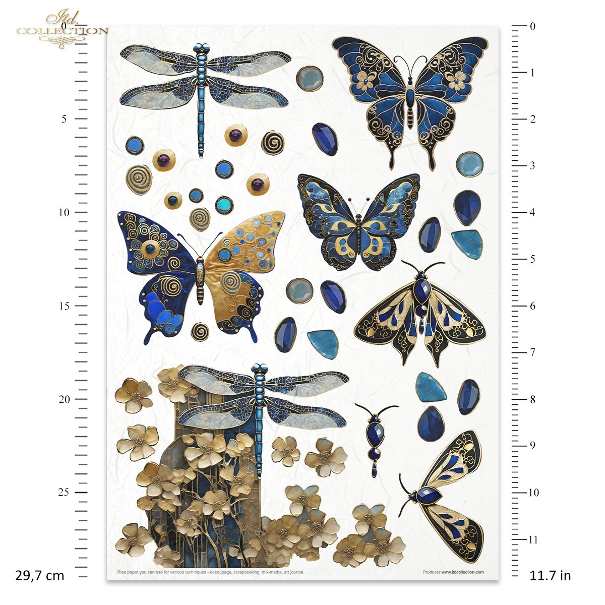 rice paper creative set RP072 - Inspired by Klimt * Klimt