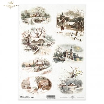 рисовая бумага для декупажа R0463
