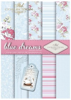 Скрапбукинг бумаги SCRAP-041 ''blue dreams''