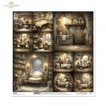 Бумага для скрапбукинга SCL649