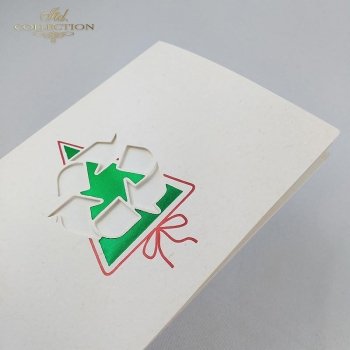 Рождественская и Новогодняя открытка K217