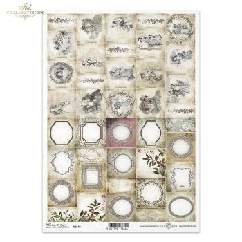 Reispapier für Serviettentechnik und Decoupage R2140