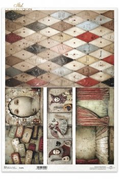 Reispapier A3 für Decoupage R1604L